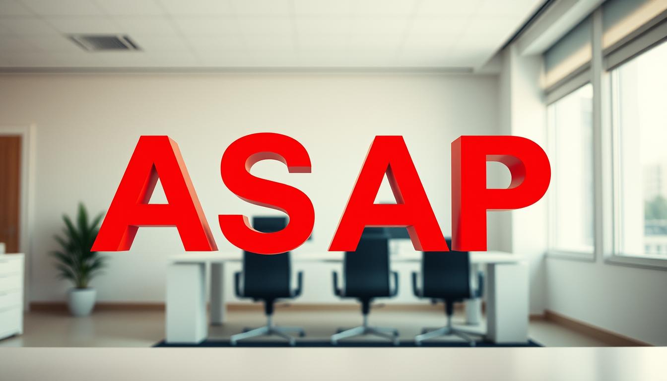 Was bedeutet ASAP? Abkürzung für „as soon as possible“